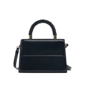 Zara mini beaded bag in black